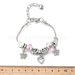 Bracelets à breloques en alliage de perles européennes&nbsp;BJEW-F495-12P
