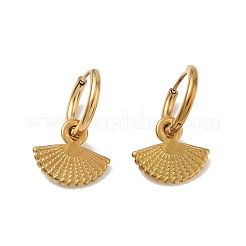 Pendientes colgantes de aro de acero inoxidable 304&nbsp;SA-CBA5A9C-03G