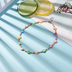 Collana di perline di arancia&nbsp;NJEW-JN04158