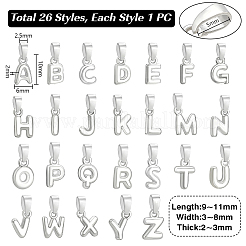 26 Stück 26 Stile Messing Charms&nbsp;KK-PH0014-20