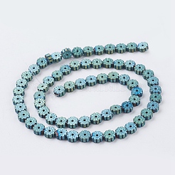 Perlas de hematita sintéticas no magnéticas galvanizadas al vacío con revestimiento de PVD&nbsp;G-F534-K03