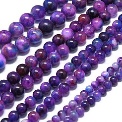 Chapelets de perles en jade de malaisie naturelle&nbsp;G-L645-A01-6mm-03