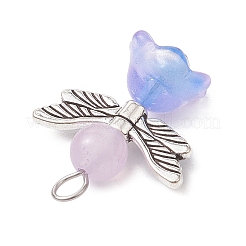 Pendentifs en perles de verre nacrées&nbsp;PALLOY-JF03205-01