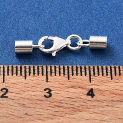 Fermoirs à pince de homard en 925 argent sterling&nbsp;STER-P055-03D-S
