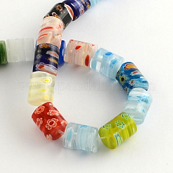 Colonne de perles de verre à la main millefiori&nbsp;LK-R004-45