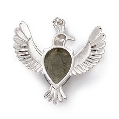 Natur Labradorit Anhänger&nbsp;G-P484-05P-06