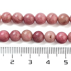 Runde natürlichen Rhodonit Perlen Stränge&nbsp;GSR6mmC018