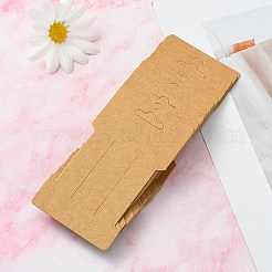 Kraftpapier-Haarspangen-Anzeigekarten&nbsp;DIY-YW0007-32