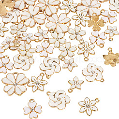 Colgantes de esmalte de aleación 48pcs 6 estilos&nbsp;ENAM-TA0003-40