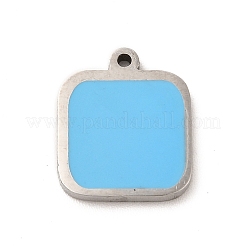 Ciondoli in acciaio inox smaltato 304&nbsp;STAS-A078-07P