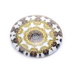 Cabochons di vetro&nbsp;GGLA-T001-12mm-079