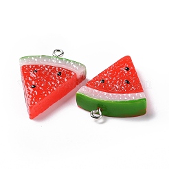 Pendentifs fruits en résine opaque&nbsp;RESI-H144-07