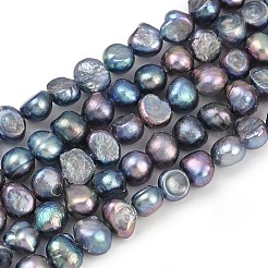 Brins de perles de culture d'eau douce naturelles&nbsp;PEAR-P064-20B-02B