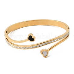 Bracelets à charnière en acier inoxydable 304 pour femmes&nbsp;BJEW-D408-17G