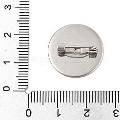 Cabochon per spilla in acciaio inossidabile 304&nbsp;X-STAS-E547-08D-P