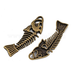 Gros pendentifs en alliage de style tibétain&nbsp;TIBE-T007-26AB-FF