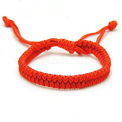 Verstellbare gewachste Schnur geflochtene Armbänder&nbsp;BJEW-E304-15