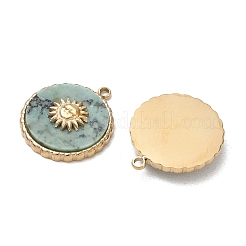Colgantes de turquesa africana natural (jaspe)&nbsp;GG-CBA50CD-06G-02