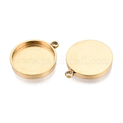 Cabochon-Anhängerkomponente aus Edelstahl 304&nbsp;STAS-Q113-26A-G