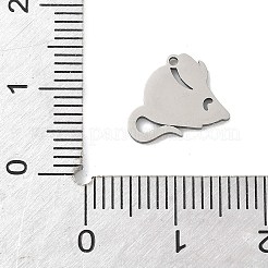 201 Anhänger aus Edelstahl&nbsp;STAS-S174-10P