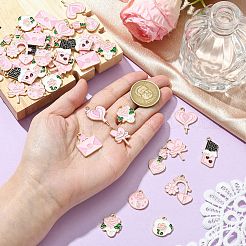 45 pieza de 9 estilos de colgantes de esmalte de aleación con temática del día de San Valentín&nbsp;FIND-CJ0003-74