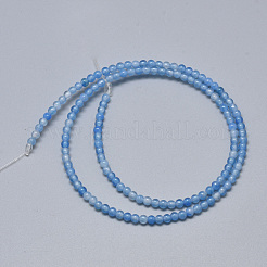 Natürliche weiße Jade perlen Stränge&nbsp;G-S266-3mm-14A