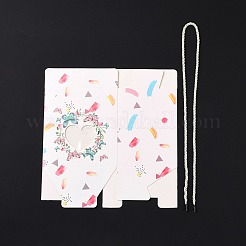 Scatole regalo rettangolari in carta con manico in corda&nbsp;CON-B010-04A