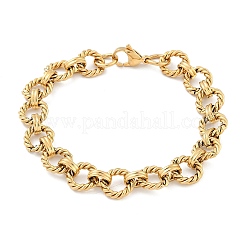 Rolo-Kettenarmbänder aus 304 Edelstahl für Damen und Herren&nbsp;BJEW-F488-44G