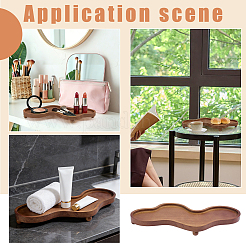 Plateau décoratif en bois en forme de nuage&nbsp;AJEW-WH0752-644B