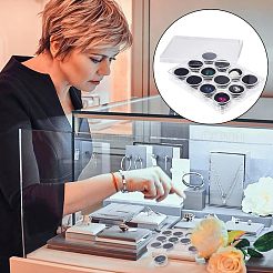 Espositore per imballaggi in plastica&nbsp;CON-WH0080-87B