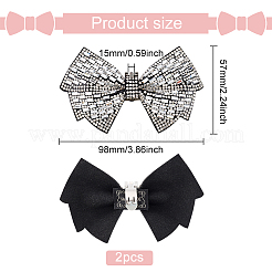 Schuhschmuck aus Strass mit Bowknot&nbsp;FIND-FG0002-01
