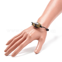 Bracelets de perles ovales en acrylique&nbsp;BJEW-JB08545-01