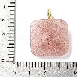 Facettierte Anhänger aus natürlichen gemischten Edelsteinen&nbsp;G-C274-03