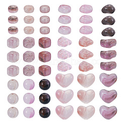 60g 6 Arten transparente Acrylperlen&nbsp;TACR-TA0001-63A