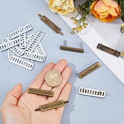 16 Set handgefertigte Etikettenanhänger aus Legierung&nbsp;FIND-FH0017-78