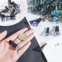 14pcs clips d'évent de voiture en verre mauvais œil&nbsp;AJEW-OC0003-31