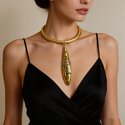 Vintage Choker-Halsketten mit graviertem&nbsp;WG8A604-01
