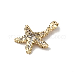 Messing micro pave klare zirkonia anhänger&nbsp;KK-B138-05G
