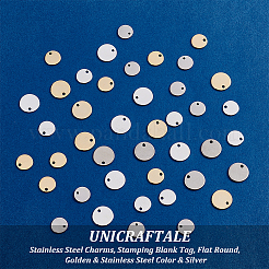 90 Stück 6 Stil 304 Edelstahl-Charms&nbsp;STAS-DC0012-51