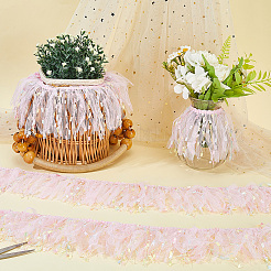 Fransen-Polyester-Spitzenband&nbsp;DIY-WH20062-40B