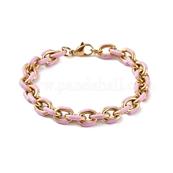 304 Edelstahl-Kabelkettenarmbänder für Damen&nbsp;BJEW-B137-01