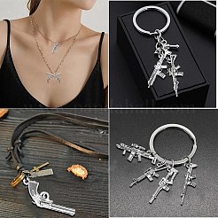 60 pz 12 stili pendenti in lega di stile tibetano&nbsp;TIBEP-CJ0001-97