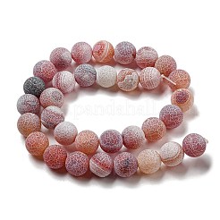 Fili di perline di agata naturale stagionato&nbsp;G-P538-A01-13
