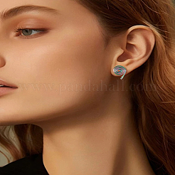 2 paire de boucles d'oreilles manchettes en acier inoxydable&nbsp;EJEW-LP0009-21MC