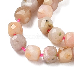 Cuentas de ópalo rosa natural hebras&nbsp;G-Z104-C01-4mm