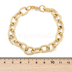 304 Edelstahl-Kabelkettenarmbänder für Damen und Herren&nbsp;BJEW-F488-34G