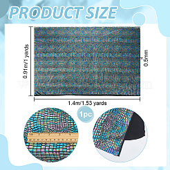 Elastisches Polyestergewebe mit Krokodilmuster&nbsp;DIY-PH0036-91B