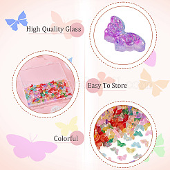 120 Stück 12 Farben transparent gespritzte Glasperlen&nbsp;GLAA-TA0003-86