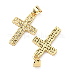 Ottone micro spianare pendenti zirconi&nbsp;KK-A282-02A-G