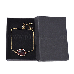 Bracelets en zircone cubique à micro-cuivré en laiton réglable&nbsp;BJEW-JB05017-M